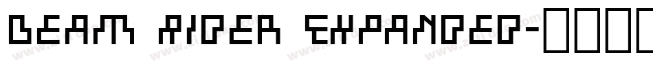 Beam Rider Expanded字体转换